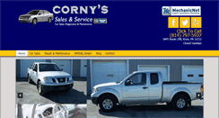 Desktop Screenshot of cornysauto.com
